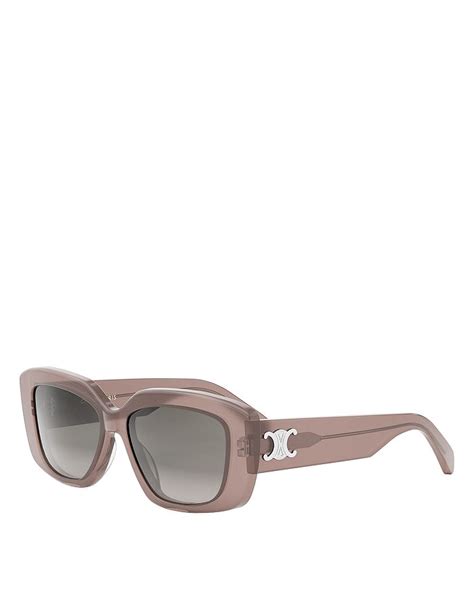 CELINE Triomphe Geometric Sunglasses, 55mm 